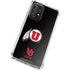 Utah Circle and Feather on Black Galaxy A72 5G Clear Case